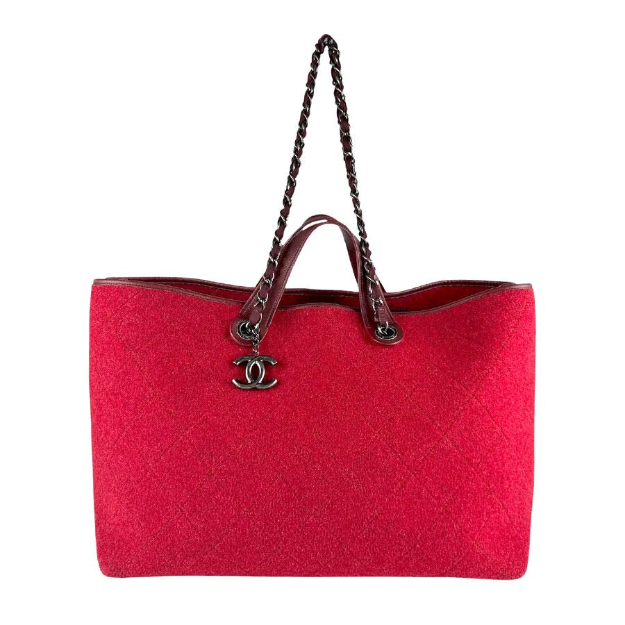 CHANEL（シャネル） ショルダーバッグ ハンドバッグ フェルト/レザー