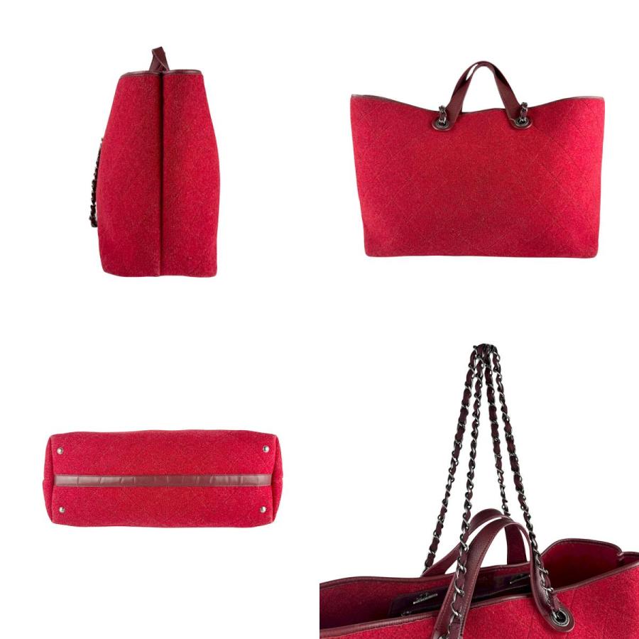 CHANEL（シャネル） ショルダーバッグ ハンドバッグ フェルト/レザー