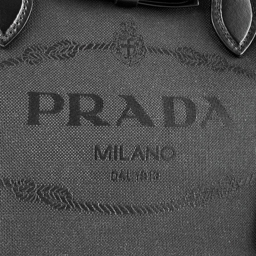 美品✨ PRADA プラダ ロゴ ジャガード キャンバス レザー ワンショルダー PRADA】プラダ ジャガード ワンショルダー ショルダーバッグ