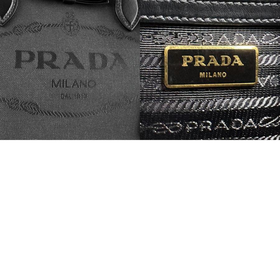 PRADA（プラダ） ハンドバッグ ショルダーバッグ ジャガード ロゴ