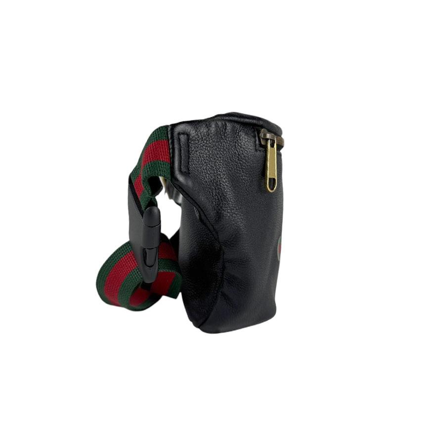 GUCCI（グッチ） ウエストバッグ ボディバッグ レザー ブラック