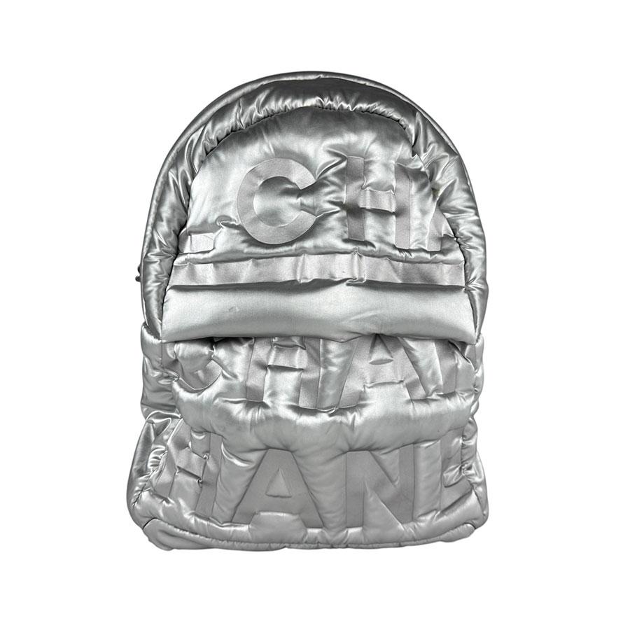 CHANEL（シャネル） リュック ドゥドーヌ ナイロン シルバー