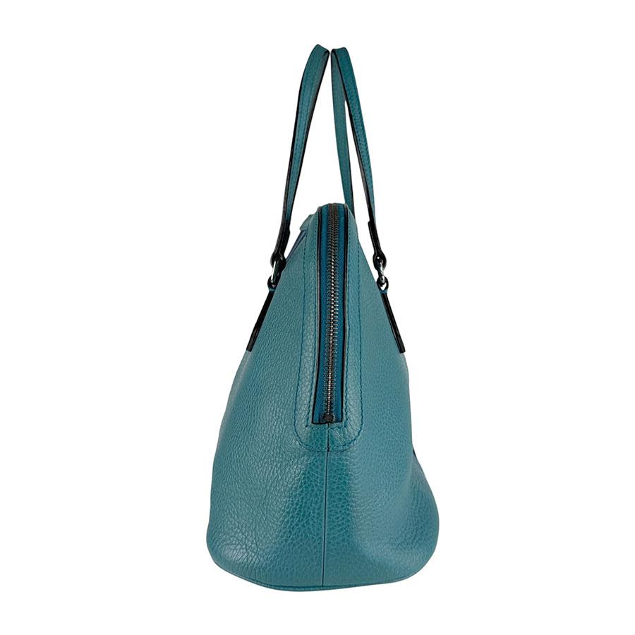 GUCCI（グッチ） ハンドバッグ レザー ブルーグリーン : ブランド