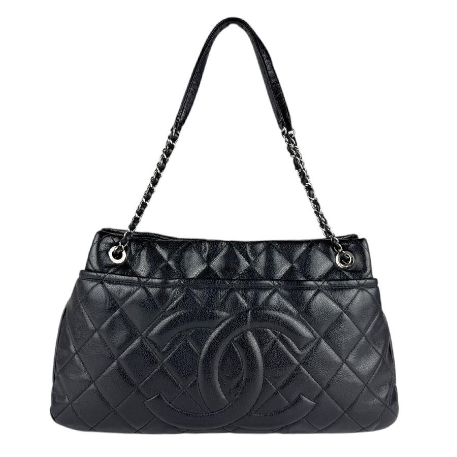CHANEL（シャネル） ショルダーバッグ キャビアスキンレザー ブラック