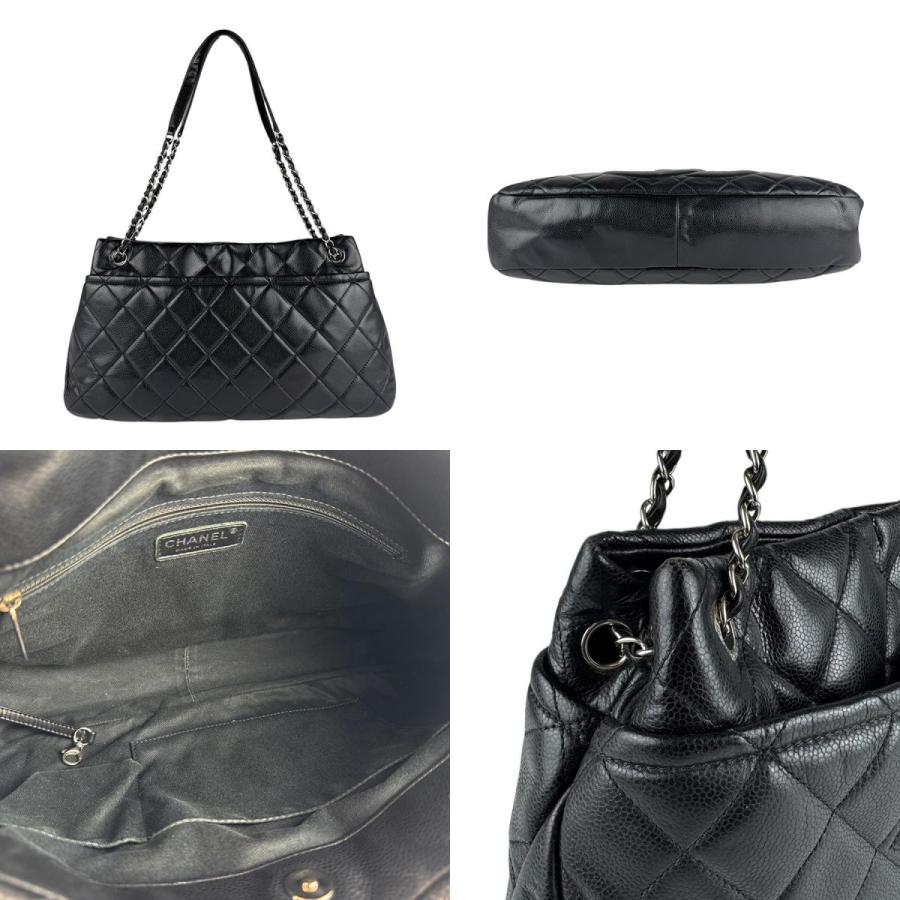 CHANEL（シャネル） ショルダーバッグ キャビアスキンレザー ブラック