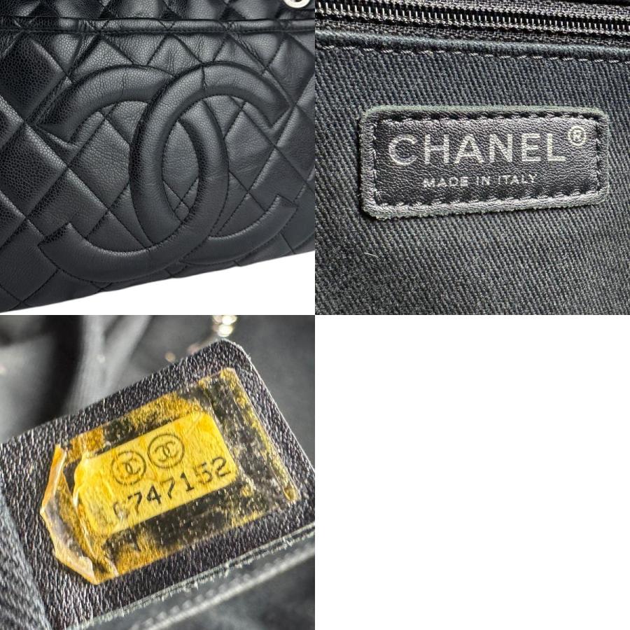 CHANEL（シャネル） ショルダーバッグ キャビアスキンレザー ブラック