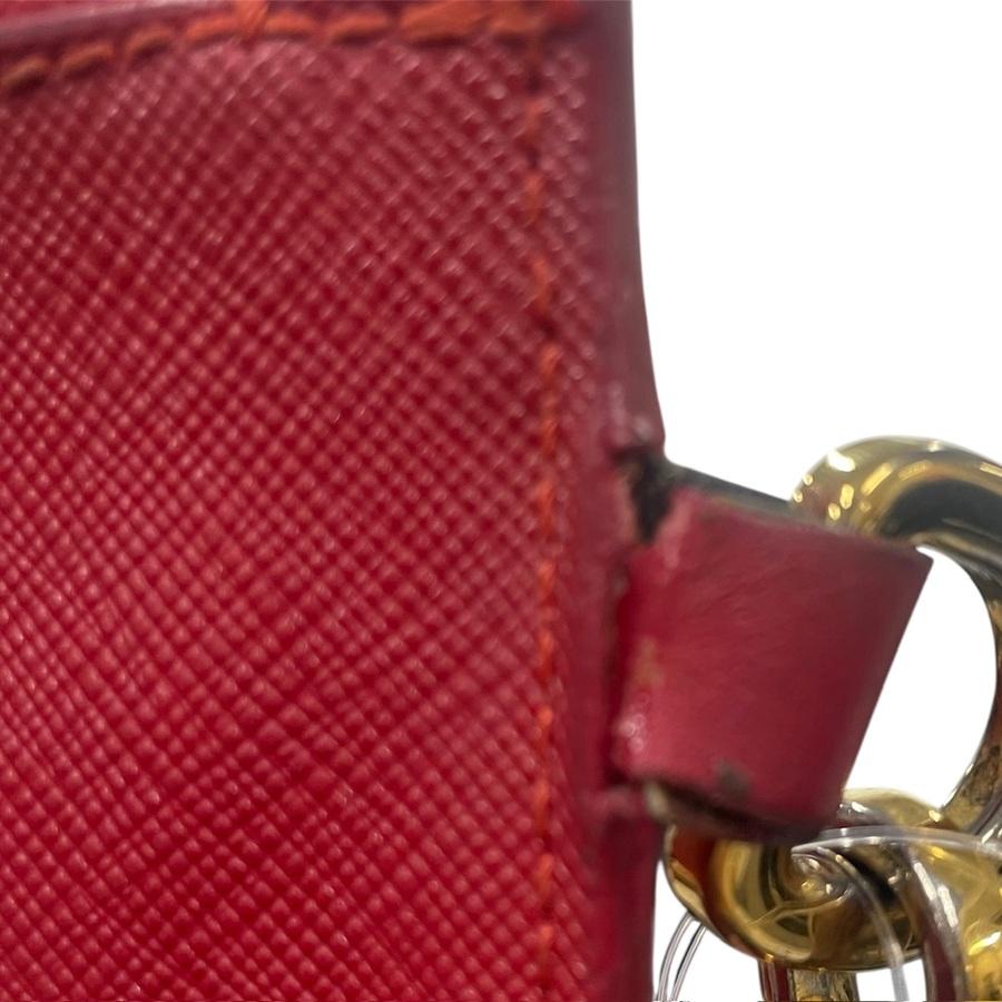 ヴェルサーチ VERSACE クラッチバッグ メデューサ レザー レッド