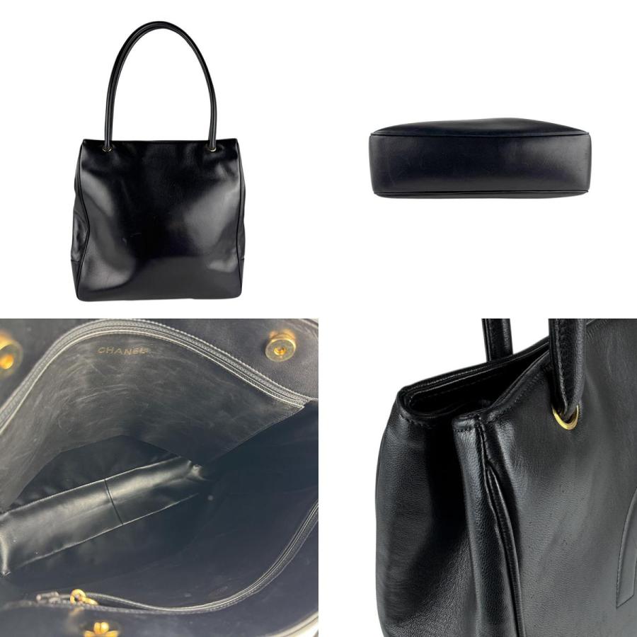 CHANEL（シャネル） ショルダーバッグ レザー ブラック : ブランド