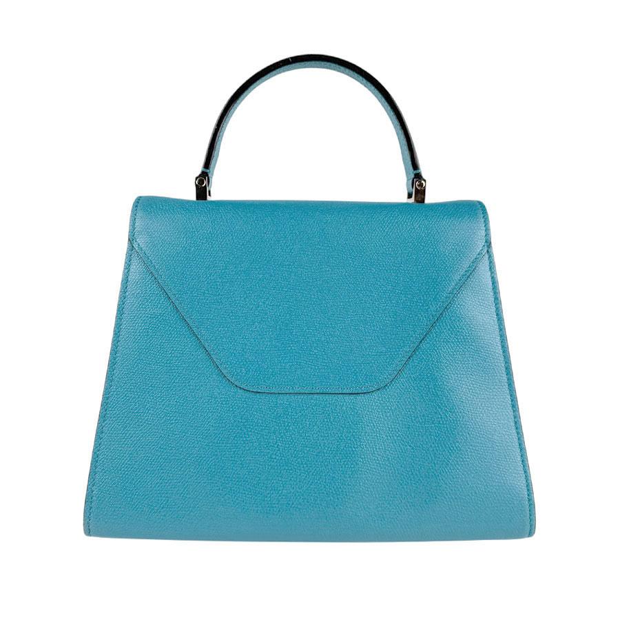 Valextra（ヴァレクストラ） ハンドバッグ レザー ターコイズブルー