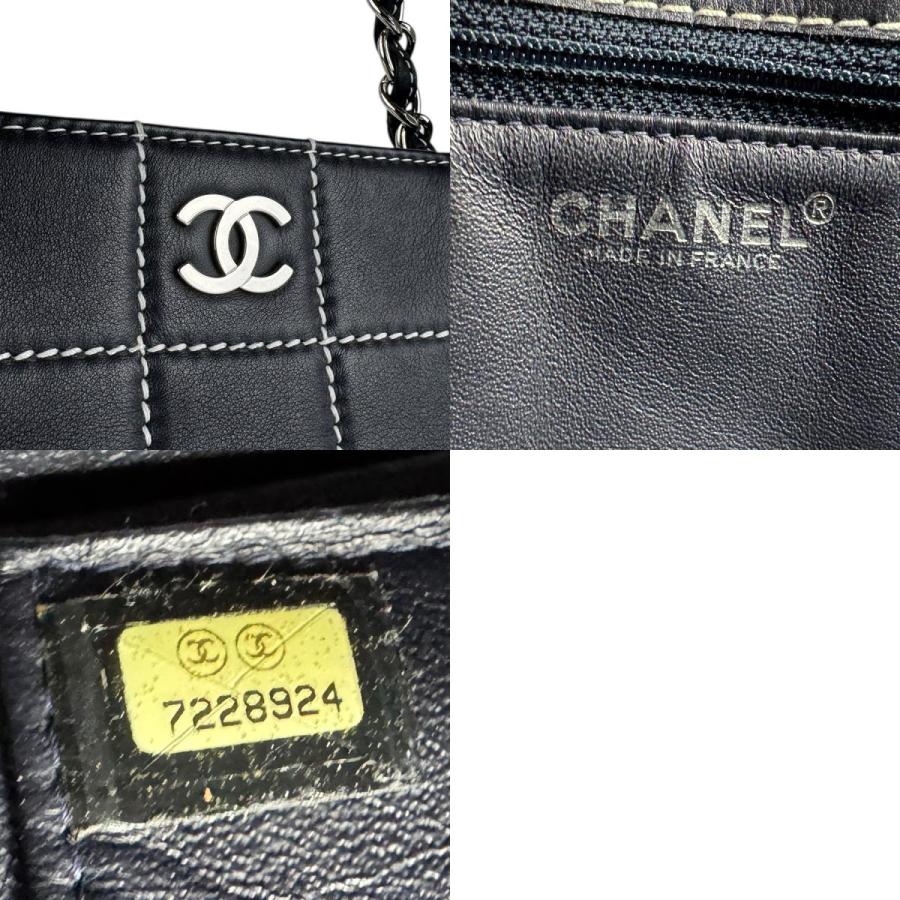 CHANEL（シャネル） ショルダーバッグ レザー ダークネイビー