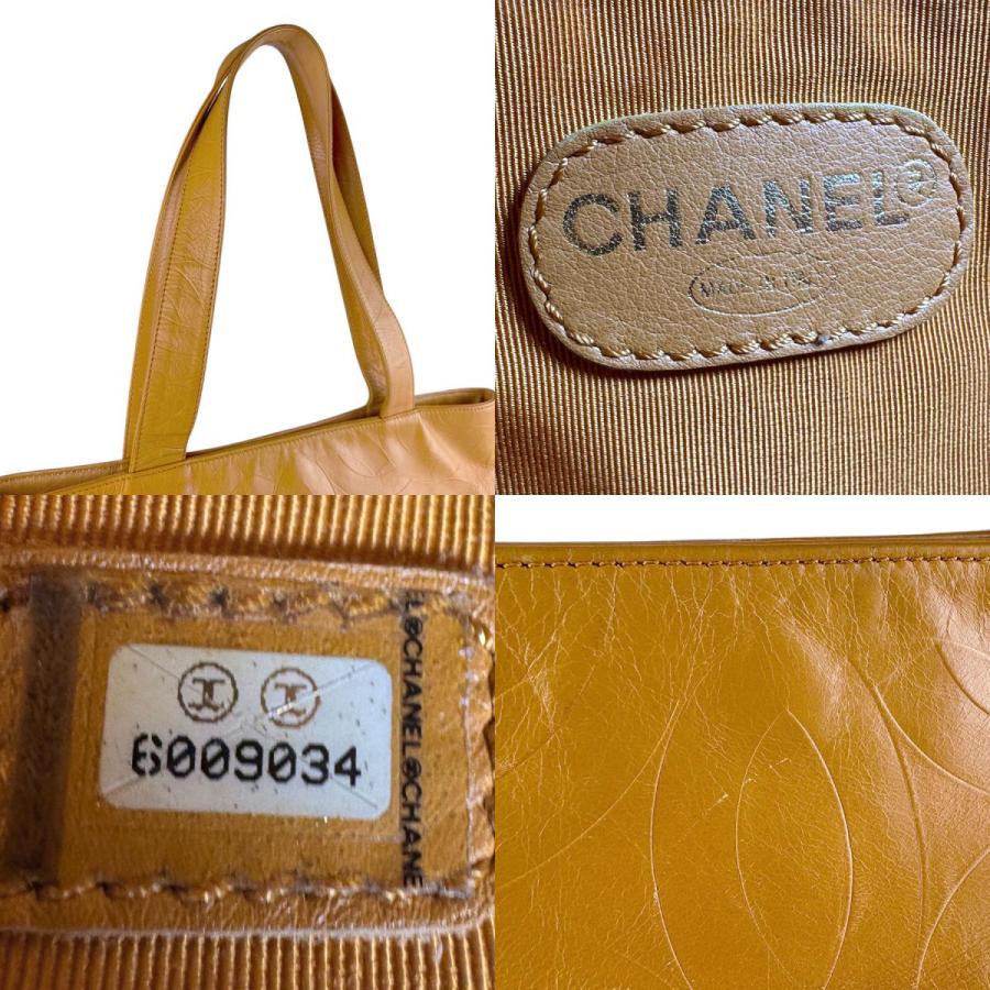 CHANEL（シャネル） ショルダーバッグ レザー オレンジ : ブランド