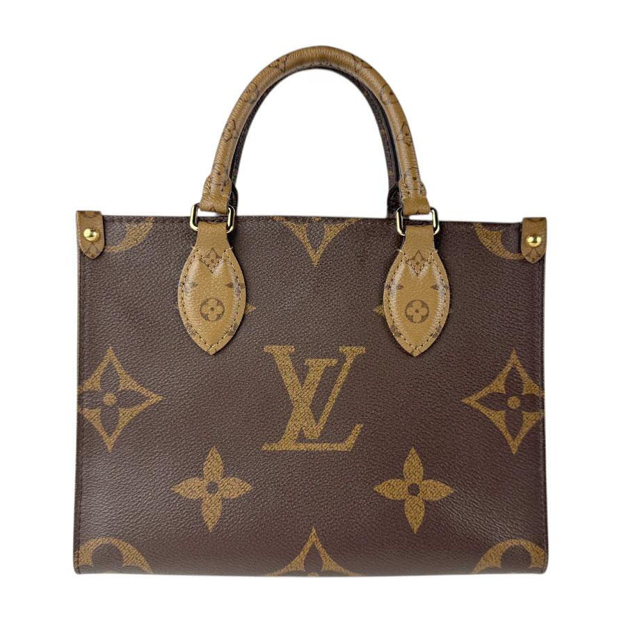 【美品】LOUIS VUITTON オンザゴー モノグラム・ジャイアント LOUIS VUITTON（ルイ・ヴィトン） ルイ ヴィトン ハンドバッグ
