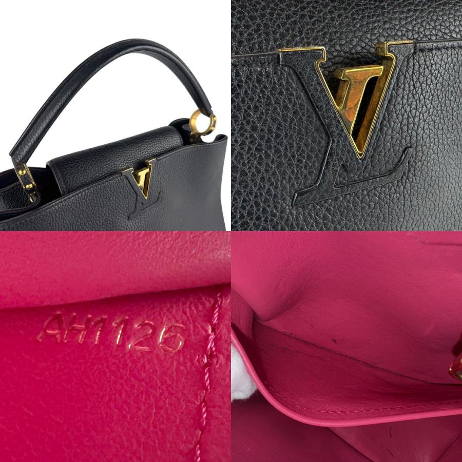 LOUIS VUITTON ルイ ヴィトン ハンドバッグ カプシーヌMM レザー