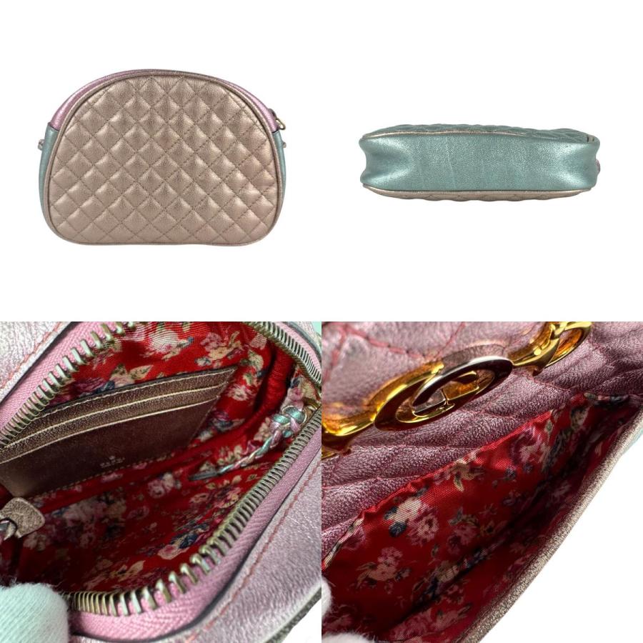 GUCCI（グッチ） ショルダーバッグ ズゥミ レザー ピンク×ブルー