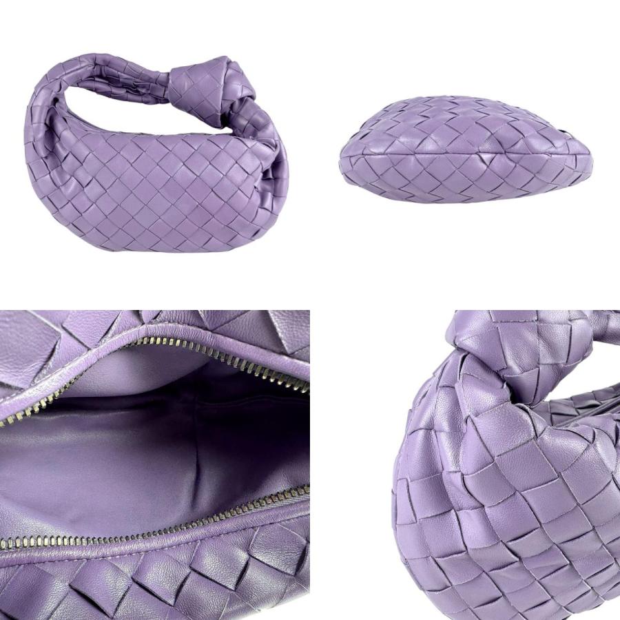 ボッテガヴェネタ BOTTEGAVENETA ハンドバッグ イントレチャート ミニ ジョディ レザー パープル_2