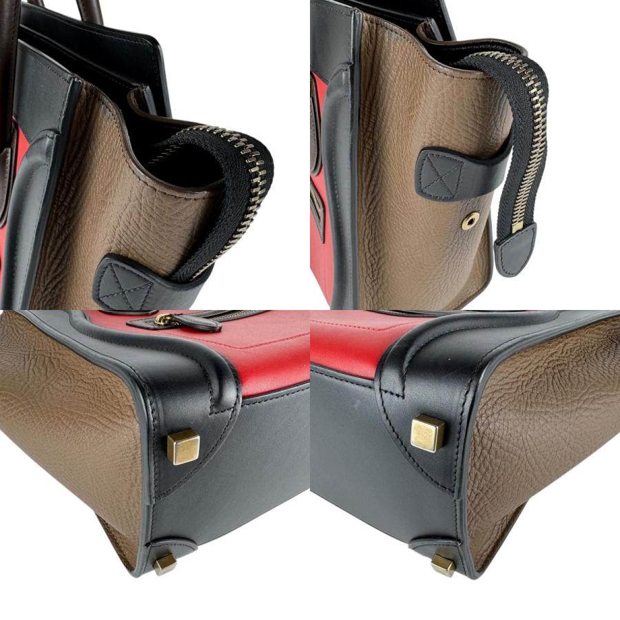 CELINE（セリーヌ） ハンドバッグ ラゲージ マイクロショッパー レザー