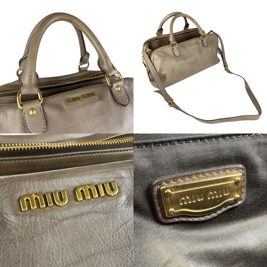 miu miu（ミュウミュウ） ハンドバッグ ショルダーバッグ レザー