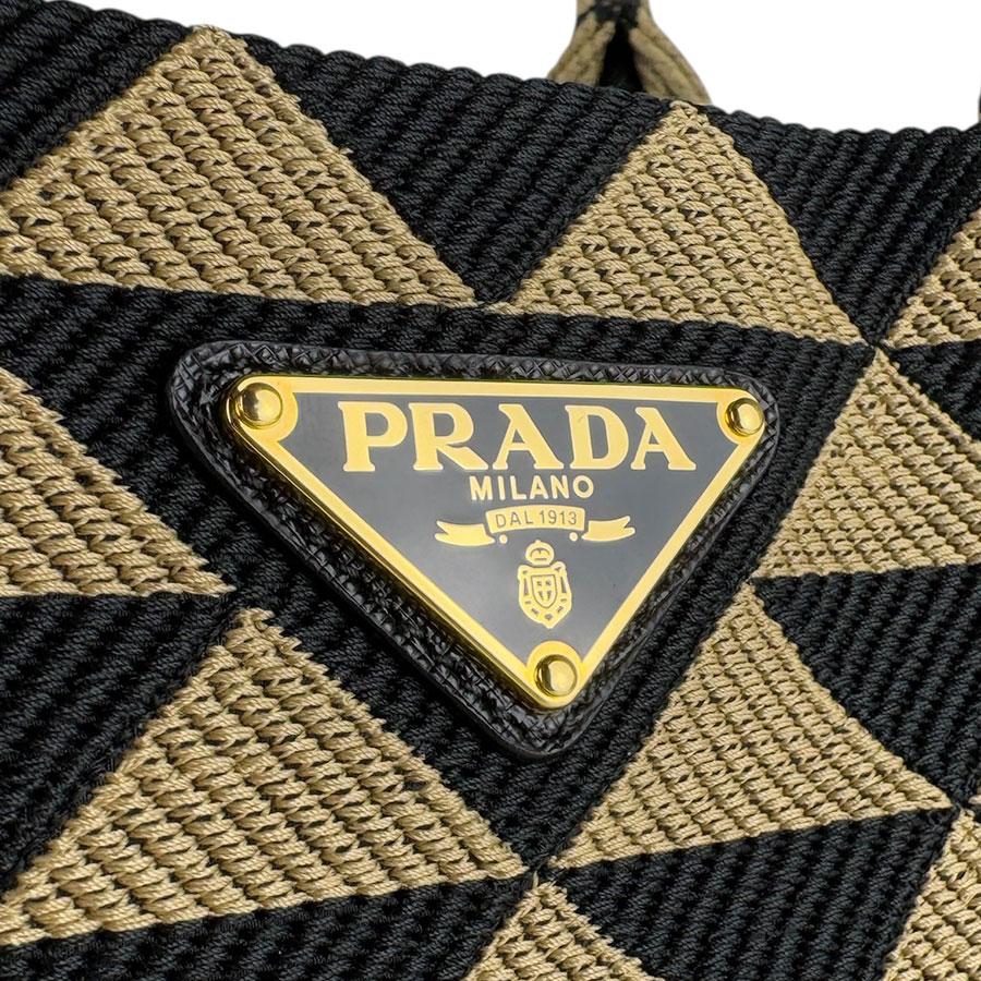 PRADA（プラダ） ハンドバッグ トートバッグ キャンバス ブラック