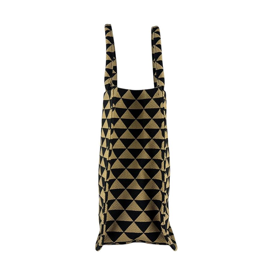 PRADA プラダ ハンドバッグ トートバッグ ブラック/ベージュ 14054 レディース【中古】 z7706 PRADA（プラダ） ハンドバッグ トートバッグ キャンバス ブラック