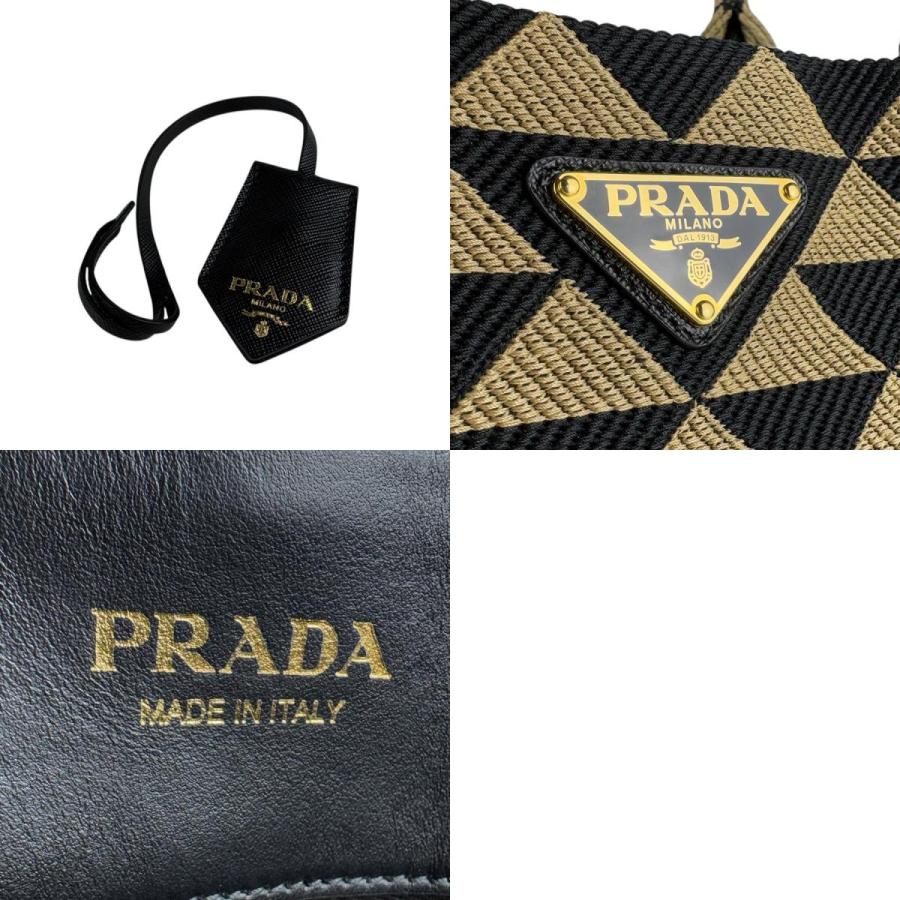 PRADA（プラダ） ハンドバッグ トートバッグ キャンバス ブラック