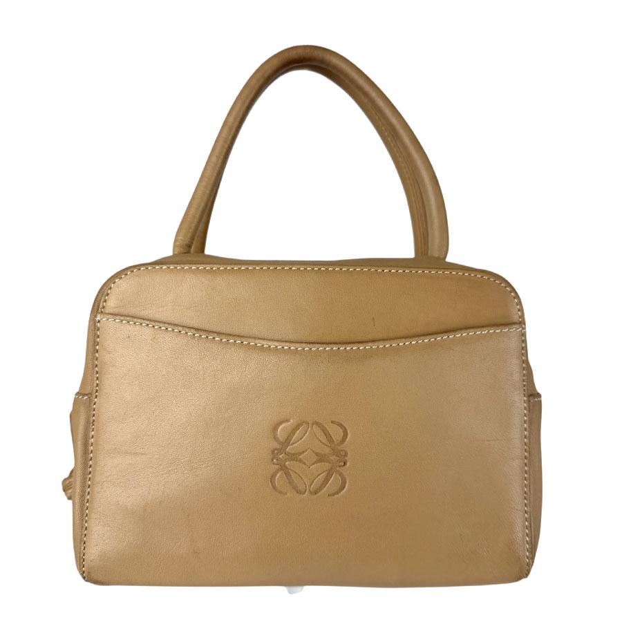 LOEWE（ロエベ） ハンドバッグ レザー ベージュ : ブランドバリュー