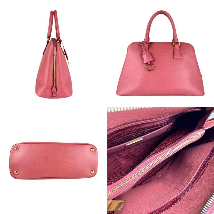 PRADA（プラダ） ハンドバッグ ショルダーバッグ レザー ピンク