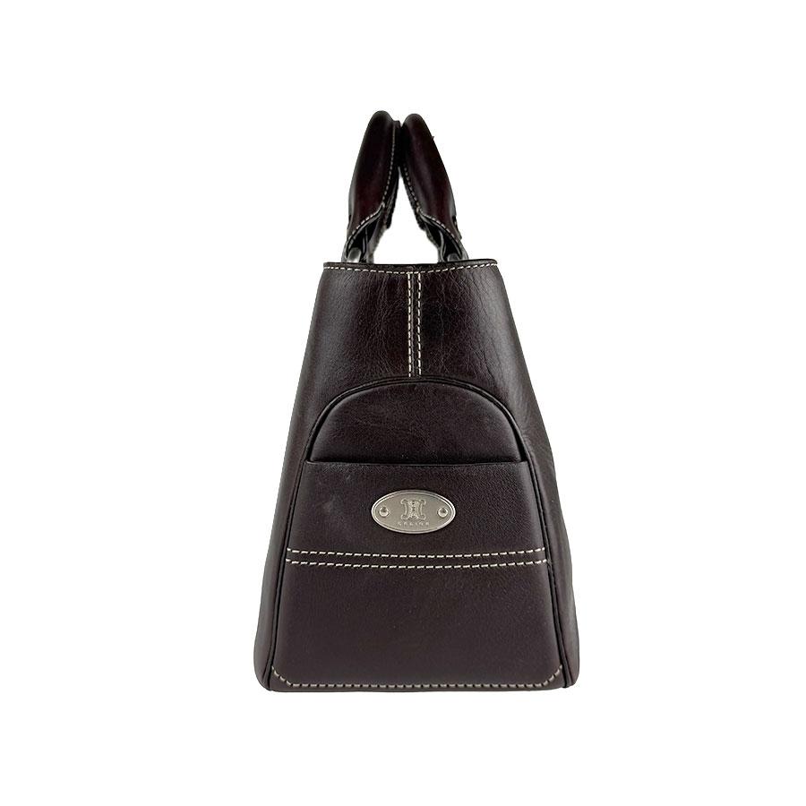 お値下げ⭐️セリーヌ　ブギーバッグ　レザーダークブラウン CELINE（セリーヌ） ハンドバッグ ブギーバッグ レザー ダークブラウン