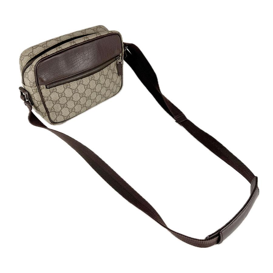 GUCCI キャンバス GGスプリーム GGプラス ブラウン ショルダー GUCCI（グッチ） ショルダーバッグ GGスプリームキャンバス/レザー