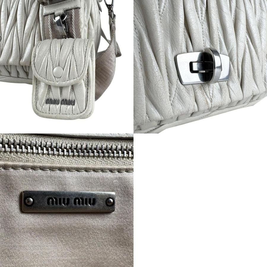 miu miu（ミュウミュウ） ショルダーバッグ マテラッセ レザー