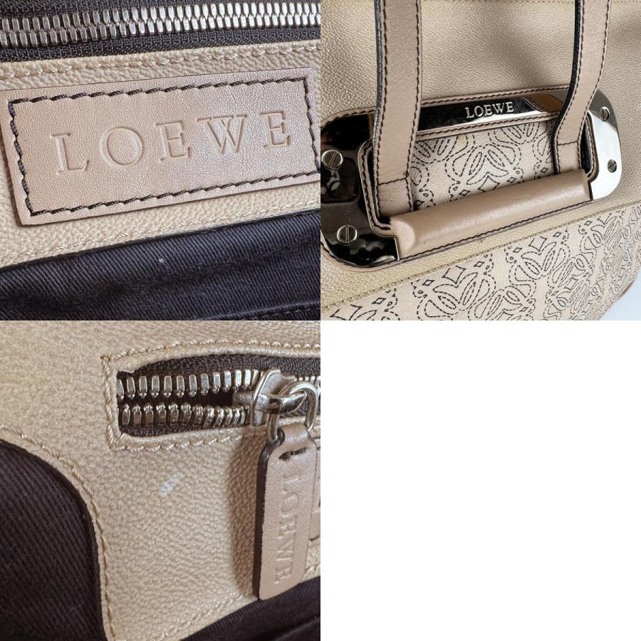 LOEWE（ロエベ） ショルダーバッグ アナグラム PVC/レザー グレージュ