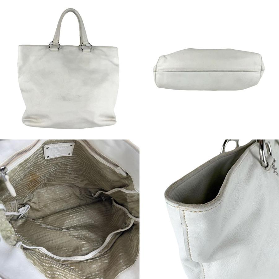 PRADA（プラダ） ハンドバッグ レザー ホワイト : ブランドバリュー  