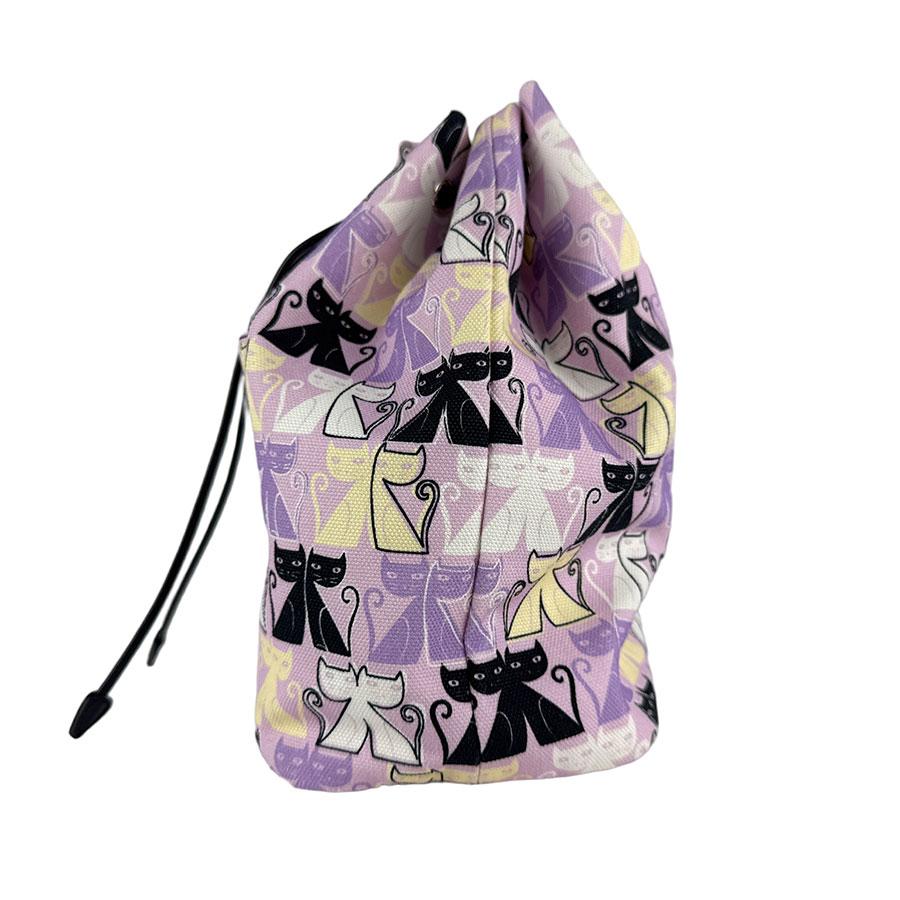 miu miu（ミュウミュウ） ポーチ 巾着ポーチ キャンバス パープル系