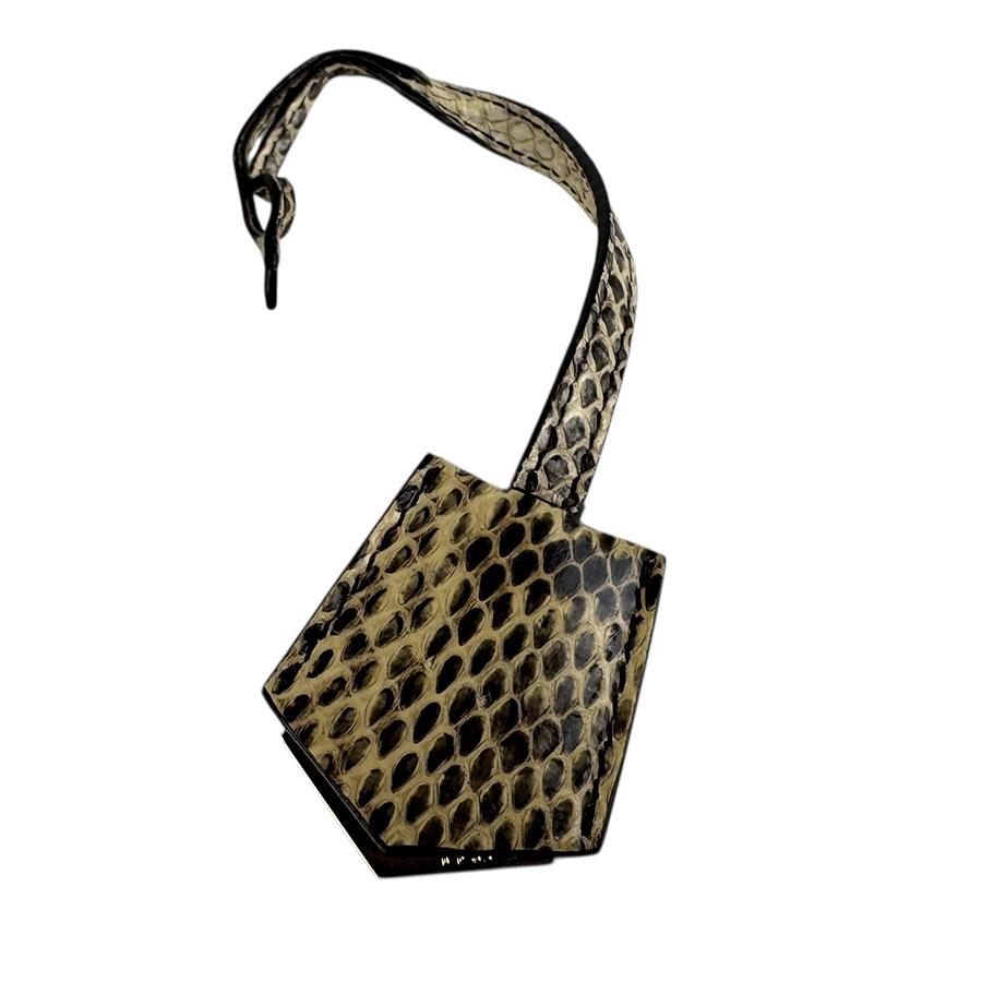 【美品】FENDI フェンディ パイソン柄 ロゴ型押し チェーンショルダーバッグ FENDI（フェンディ） ハンドバッグ ショルダーバッグ バイザウェイ