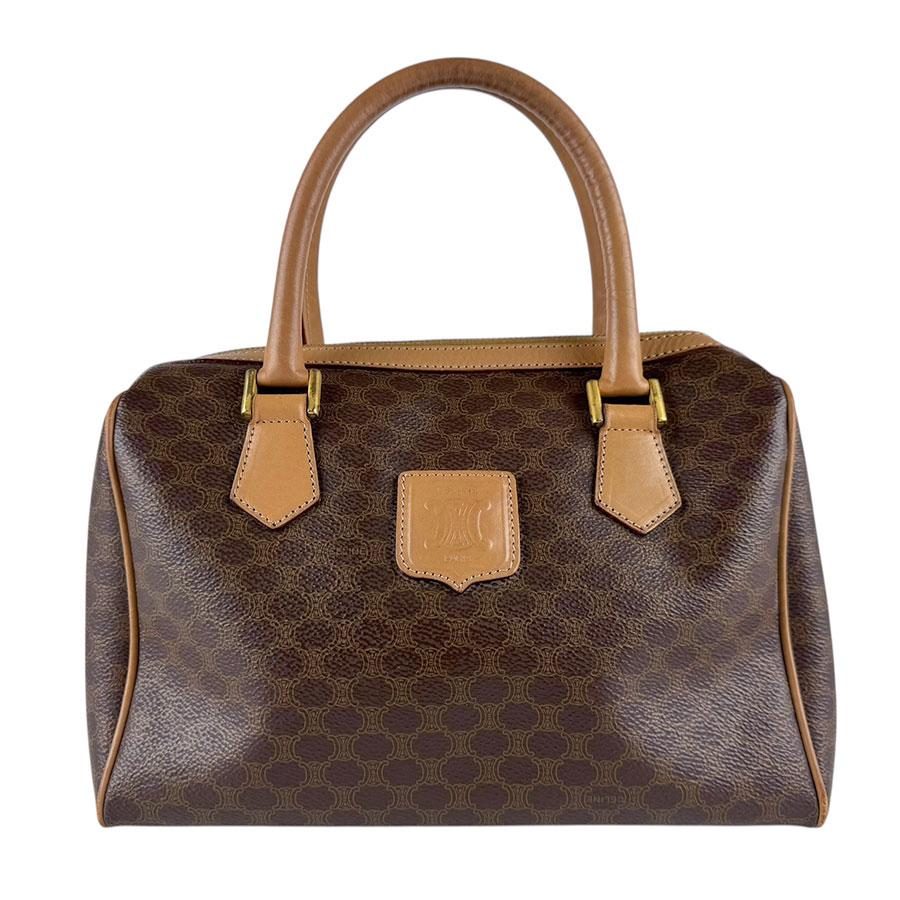 CELINE（セリーヌ） ハンドバッグ マカダム PVCコーティングキャンバス