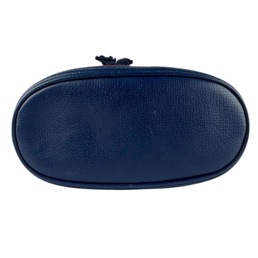 グッチ GUCCI ハンドバッグ ショルダーバッグ オフィディア レザー ネイビー/レッド_3