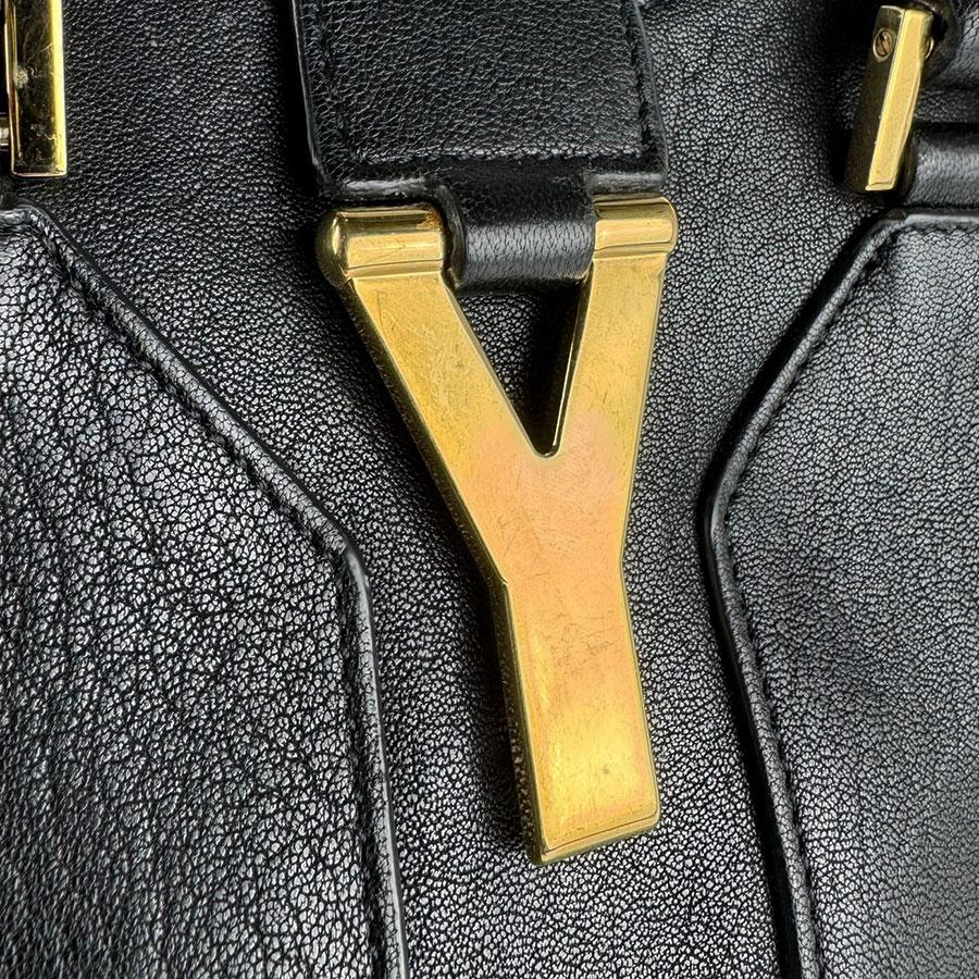 サンローラン SAINT LAURENT ハンドバッグ Yライン カバス レザー