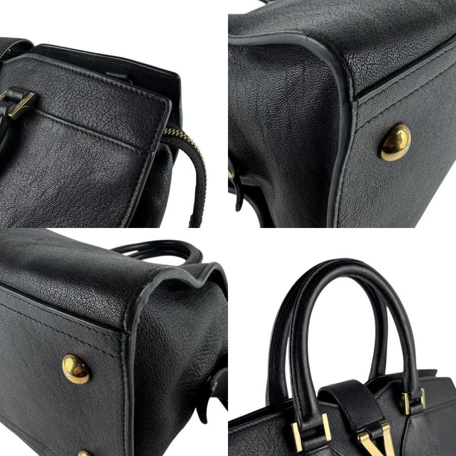 サンローラン SAINT LAURENT ハンドバッグ Yライン カバス レザー
