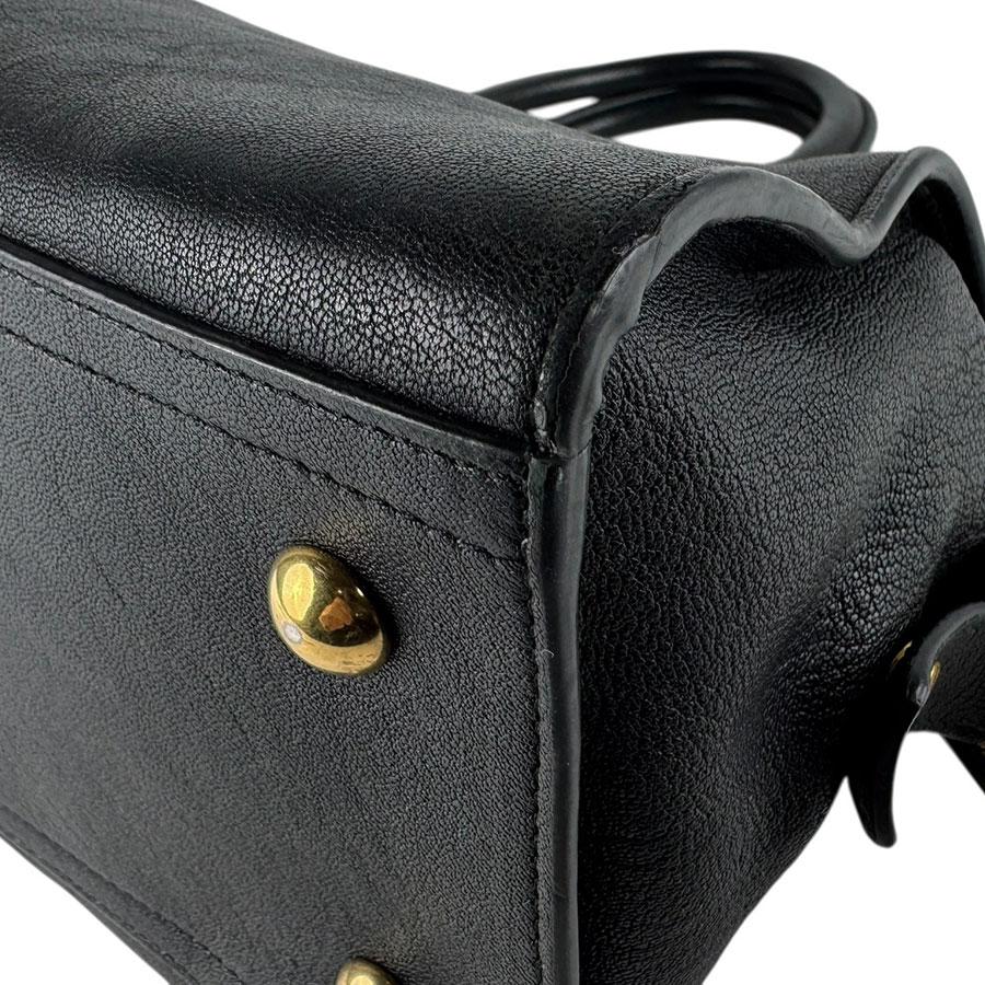 サンローラン SAINT LAURENT ハンドバッグ Yライン カバス レザー