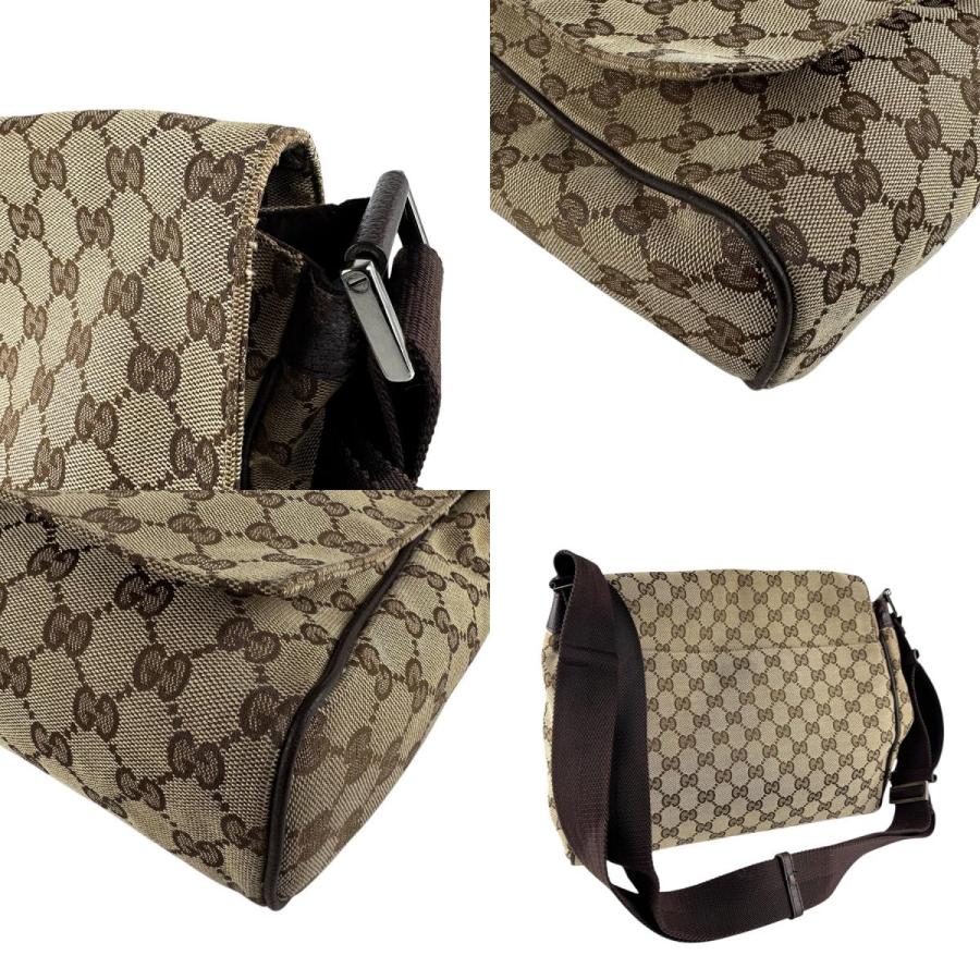グッチ　ショルダーバッグ　シェリーライン　サコッシュ　GGキャンバス　ブラウン GUCCI（グッチ） ショルダーバッグ GGキャンバス ブラウン : ブランド