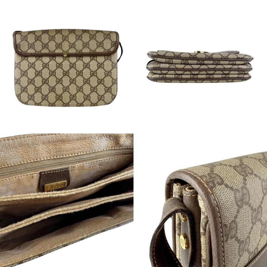 GUCCI（グッチ） ショルダーバッグ GGスプリームキャンバス ブラウン