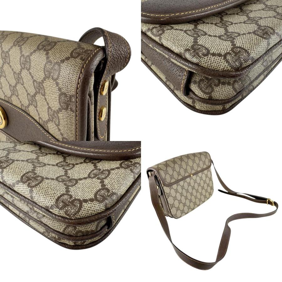 GUCCI（グッチ） ショルダーバッグ GGスプリームキャンバス ブラウン