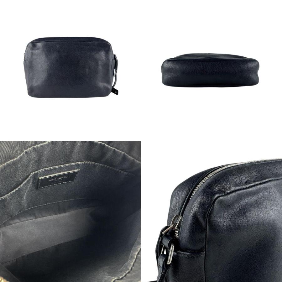 サンローラン SAINT LAURENT 斜め掛けショルダーバッグ ルー レザー