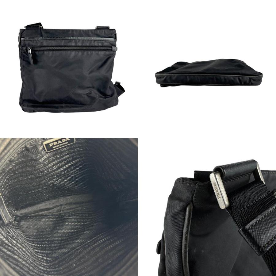 PRADAプラダ ショルダーバッグ スタッズ ナイロン レザー 斜め掛け 黒 プラダ ナイロン ショルダーバッグのおすすめ人気商品一覧 通販