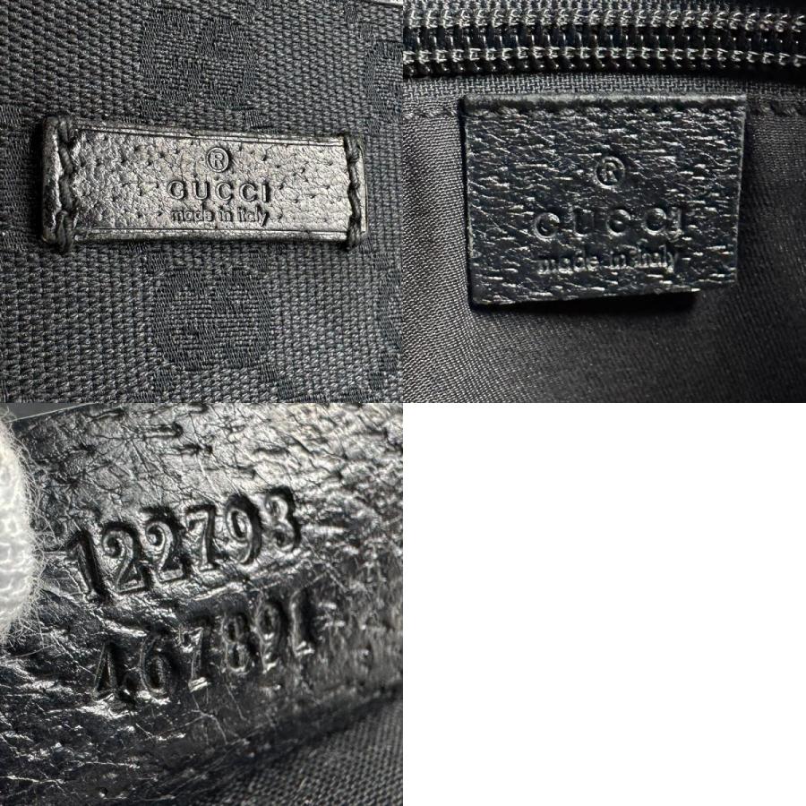 GUCCI（グッチ） ショルダーバッグ GGキャンバス ブラック : ブランド