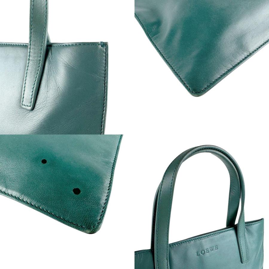 LOEWE（ロエベ） ハンドバッグ レザー グリーン : ブランドバリュー