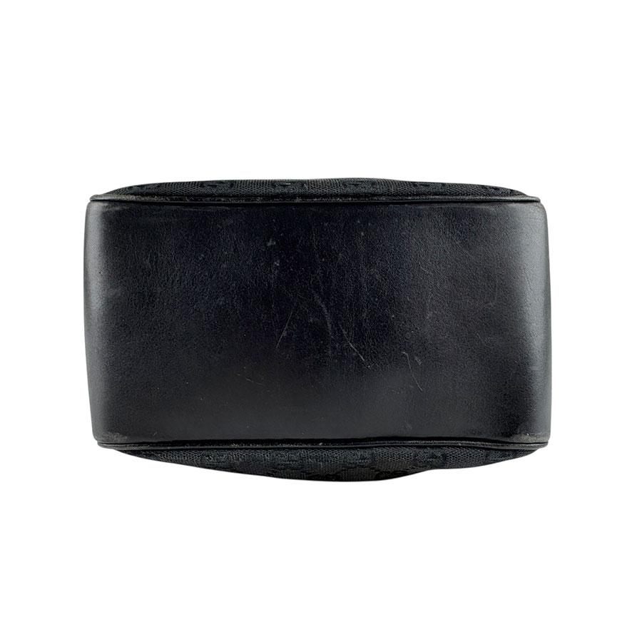 GUCCI（グッチ） ショルダーバッグ GGキャンバス/レザー ブラック