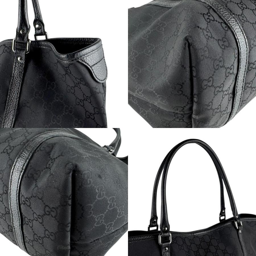 GUCCI（グッチ） ショルダーバッグ ナイロンキャンバス ブラック