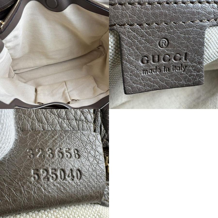 GUCCI（グッチ） ハンドバッグ ショルダーバッグ バンブー レザー