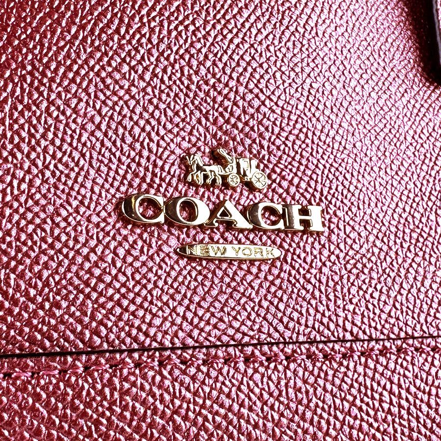 COACH（コーチ） ハンドバッグ ショルダーバッグ レザー メタリック