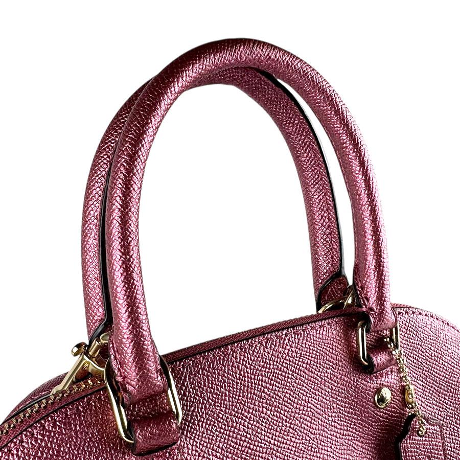 COACH メタリックピンク　ハンドバッグ COACH（コーチ） ハンドバッグ ショルダーバッグ レザー メタリック